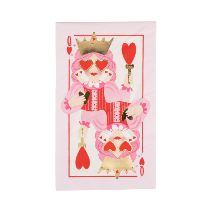 Queen of Hearts Dinner Napkin